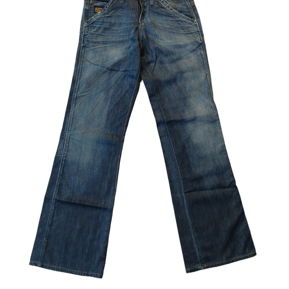 G-Star Raw Medin Loose Capital Denim Astor Blue Wash Jeans Sz 26 NWT - Picture 3 of 14